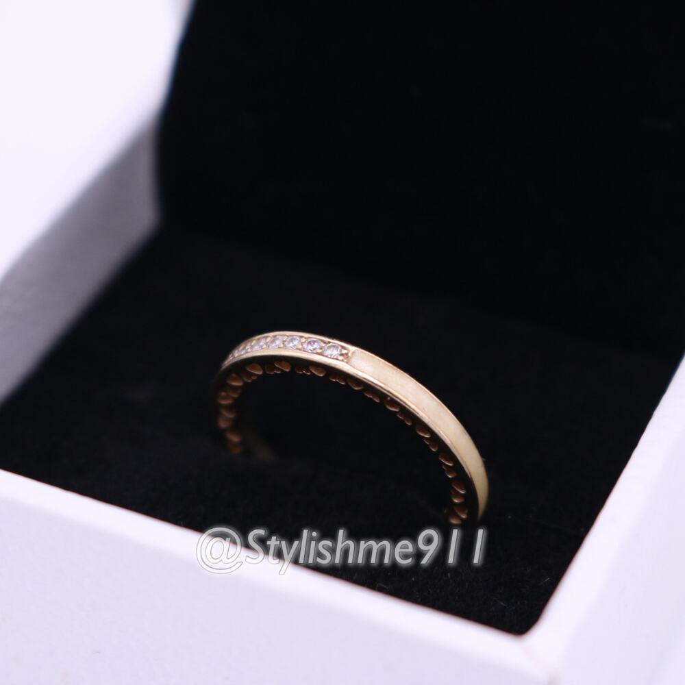 Authentic Pandora 14K Gold Radiant Hearts of Pandora Ring - Picture 7 of 14